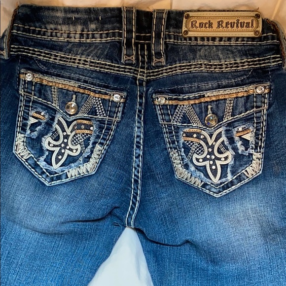 Rock Revival Jeans Size 27 Boris Skinny 